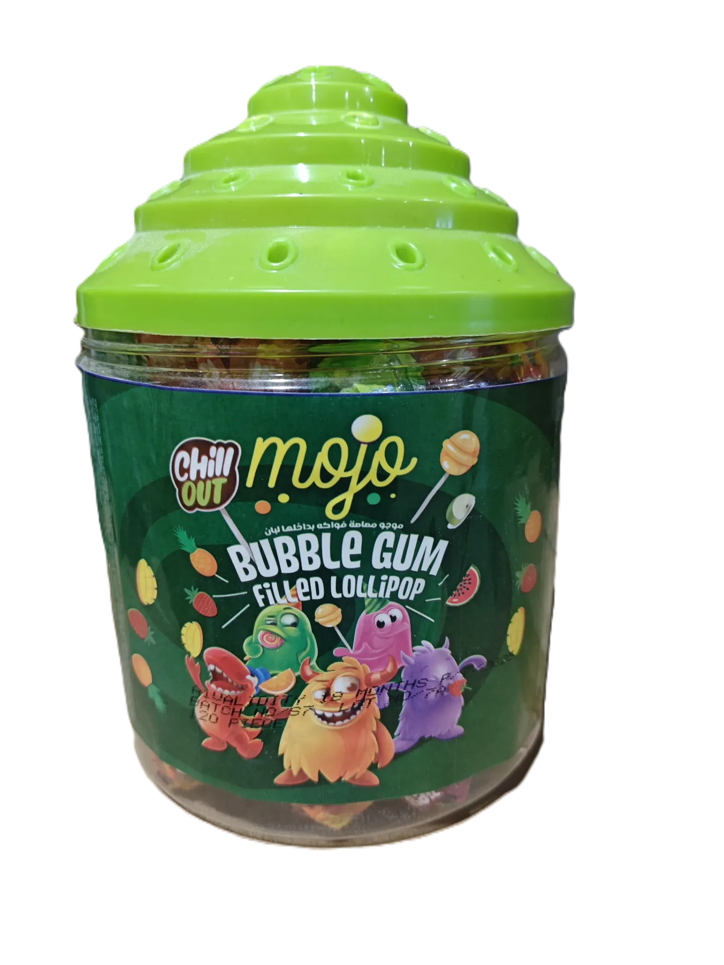 Mojo Bubble Gum Display-doos 1x6p