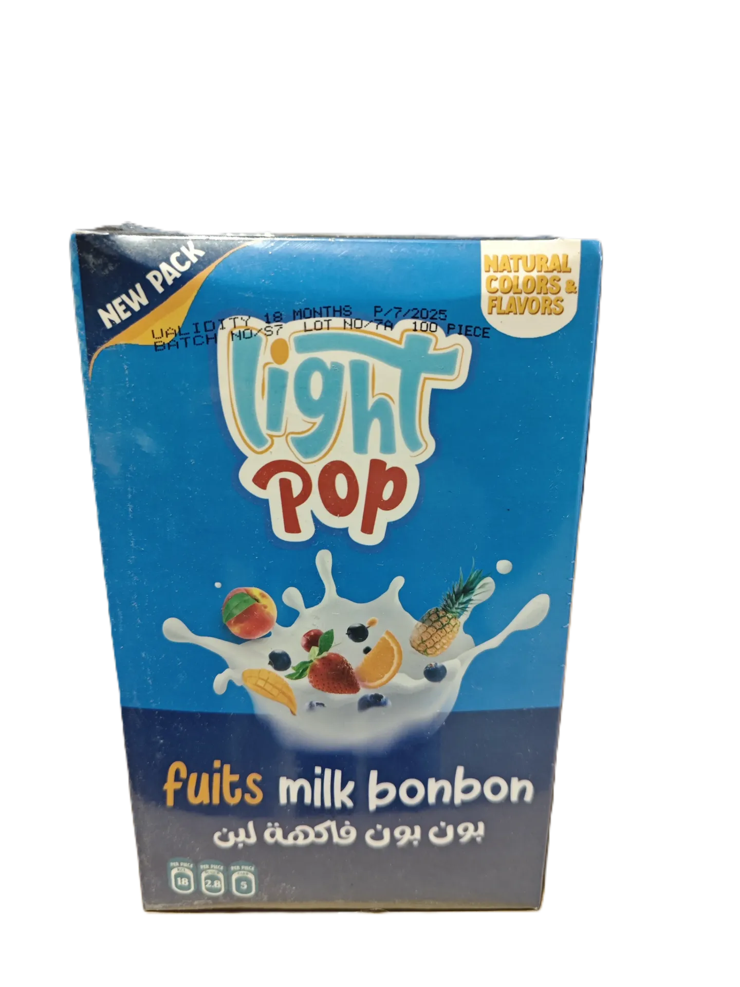 Lightpop Bonbon Fruit Milk 1x10p