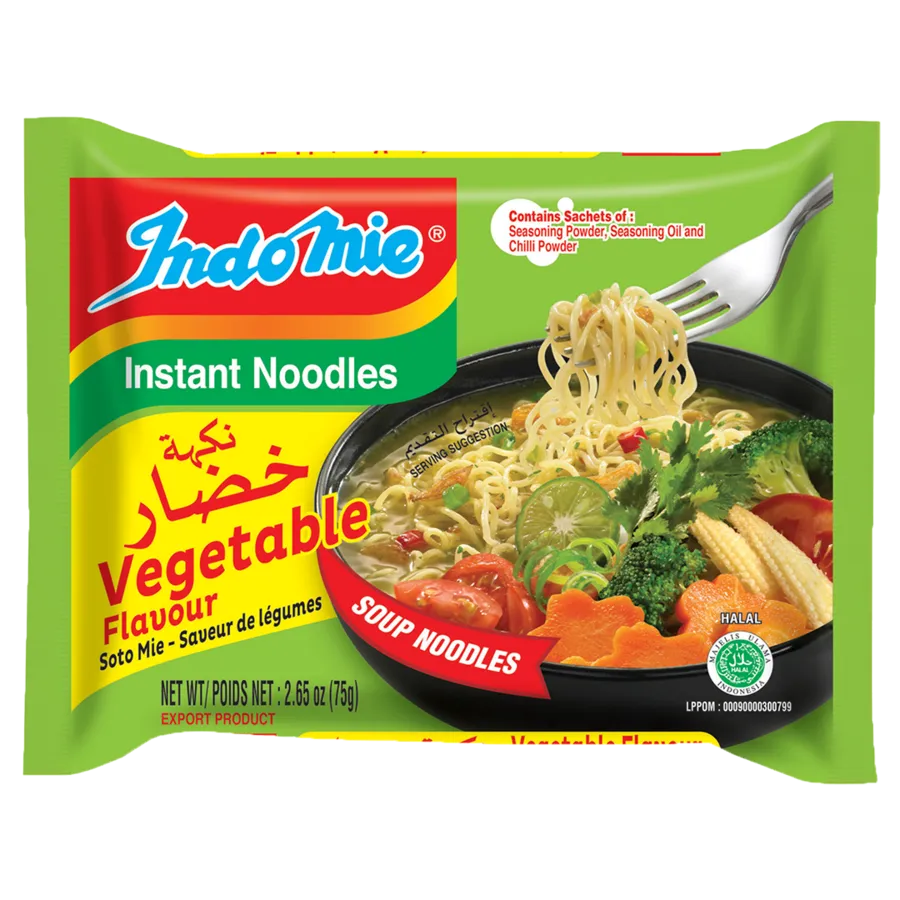 Indomie Vegetable Instant Noodles 1x40x70g