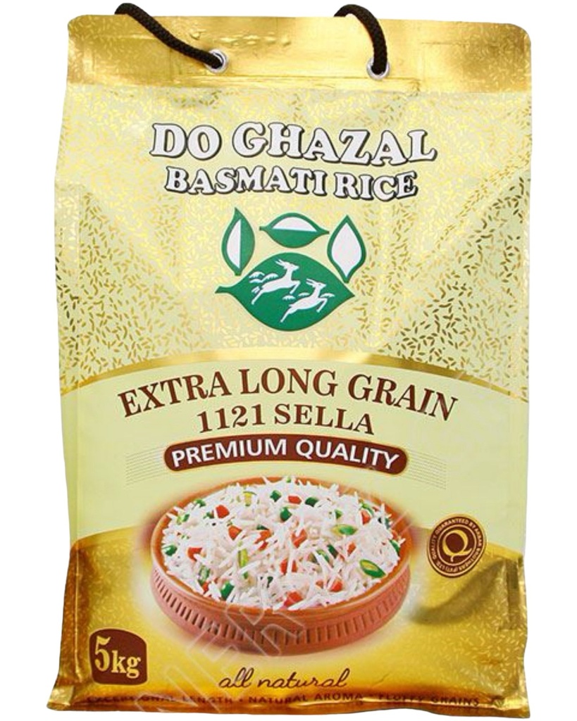 Do Ghazal Rice Yellow Sella 1x4x5KG