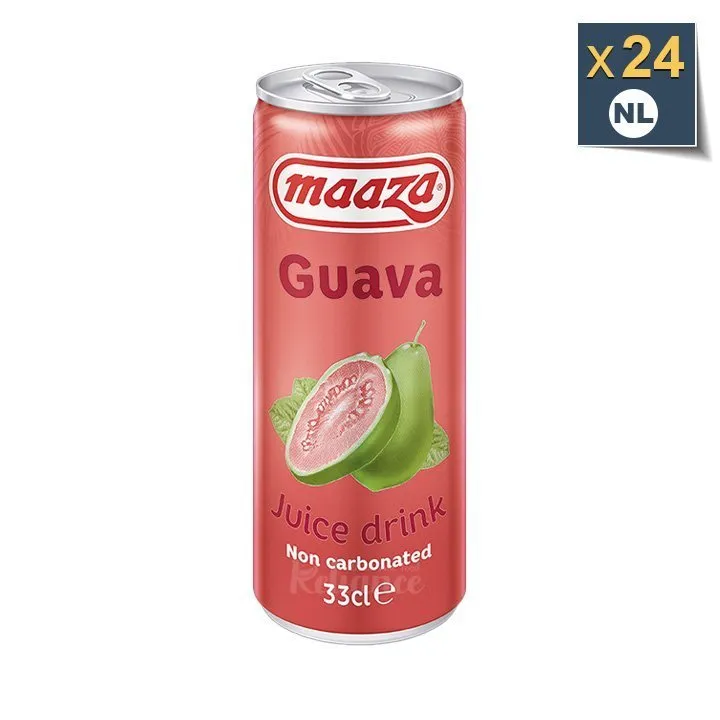 MAAZA Guava Drink Sleek Can 1x24x33CL