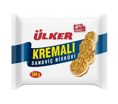 ÜLKER CREAM BISCUIT 244 GR*11
