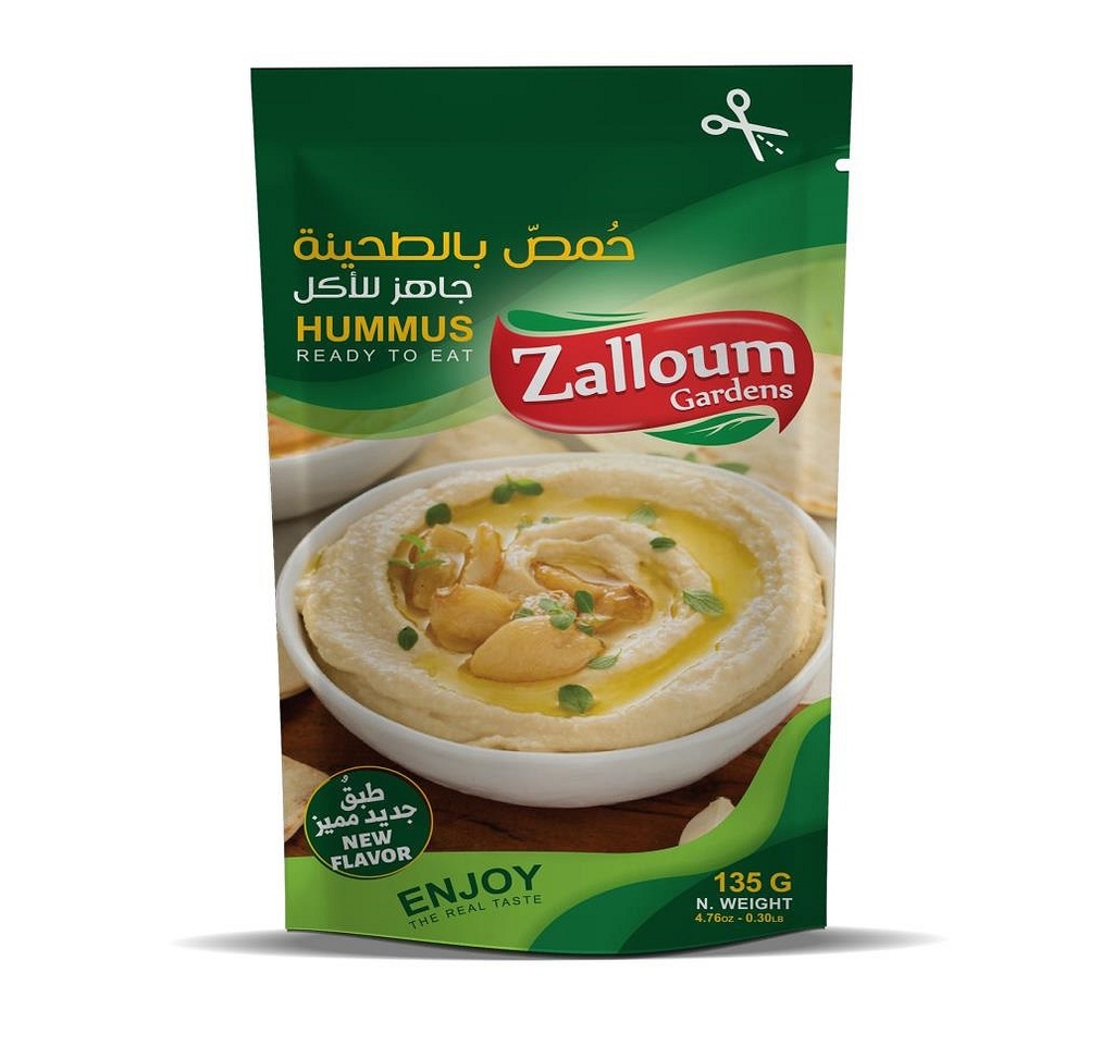 Zalloum Gardens Hummus Tahina 1x4x12x135gr