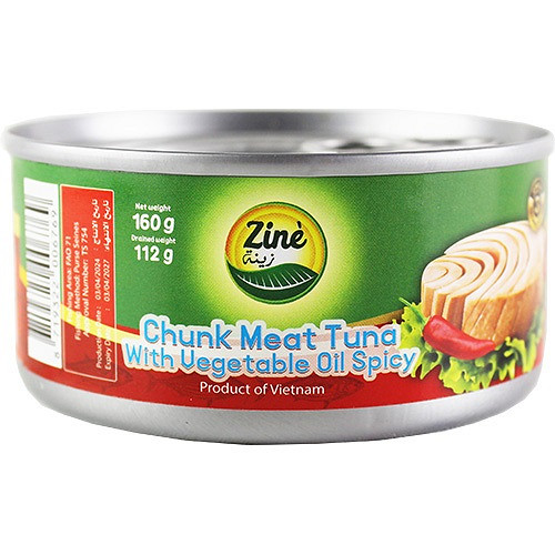 Zine Tuna Hot In Oil 48x160GR